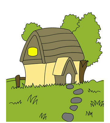 Living House Coloring Pages